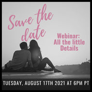 Webinar: All the little details